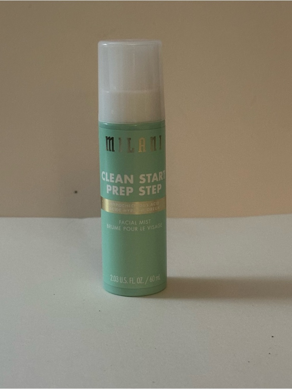 Milani Clean Start Prep Step Hypochlorous Acid Facial Mist 2.03oz/60mL NEW